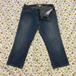 Abercrombie & Fitch Classic Blue Jean Capris Y2K